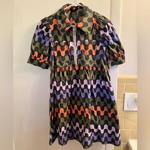 Nooworks- Babydoll dress - Ditto print - Small